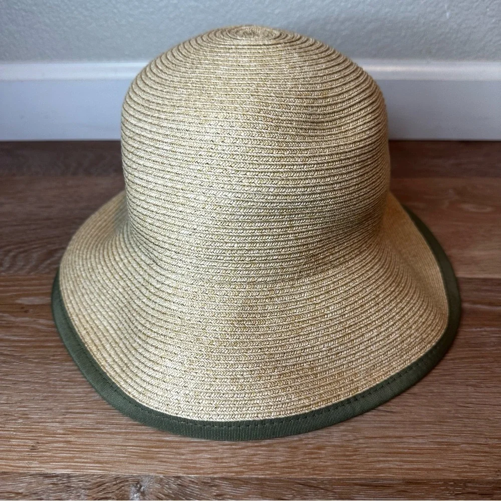 Hatch 100% Straw Bow Summer Beach Packable Hat, OS